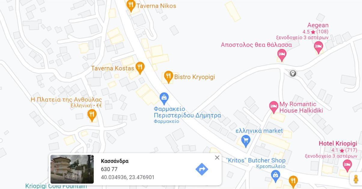 Kriopigi Apartments Екстериор снимка